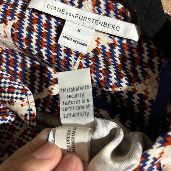 Diane Von Furstenburg Silk Wrap-Style Dress - Picture 11 of 12